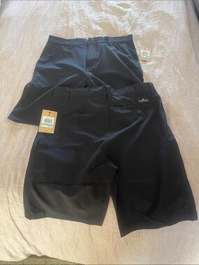 Bundle of 2 Quiksilver Black Kids Shorts -  with adjustable waist